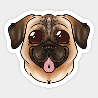 Pug Dog Sticker